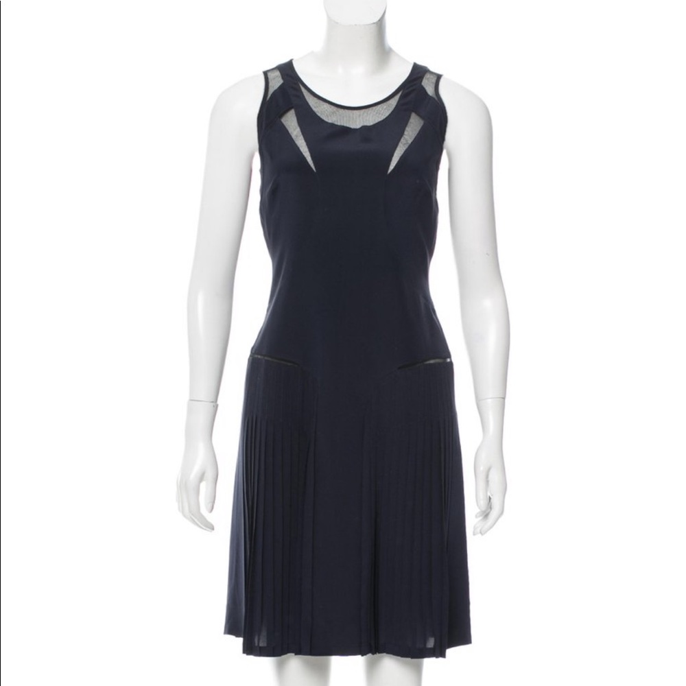 Victoria, Victoria Beckham Pleated Mini Dress